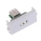 USB Module 25mm x 50mm White Adapter faceplate for Integrated Multimedia Wall plate - faceplate DKURVE&reg;