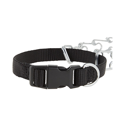 Dog Collar Nylon Black 40-58CM