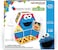 Createon Magna-Tiles Sesame Street Toys, Magnetic Kids Building Toys From Books, Cookie Monster S Shapes Magnet Tiles, Educational For Ages 3+, 17 Pieces, By