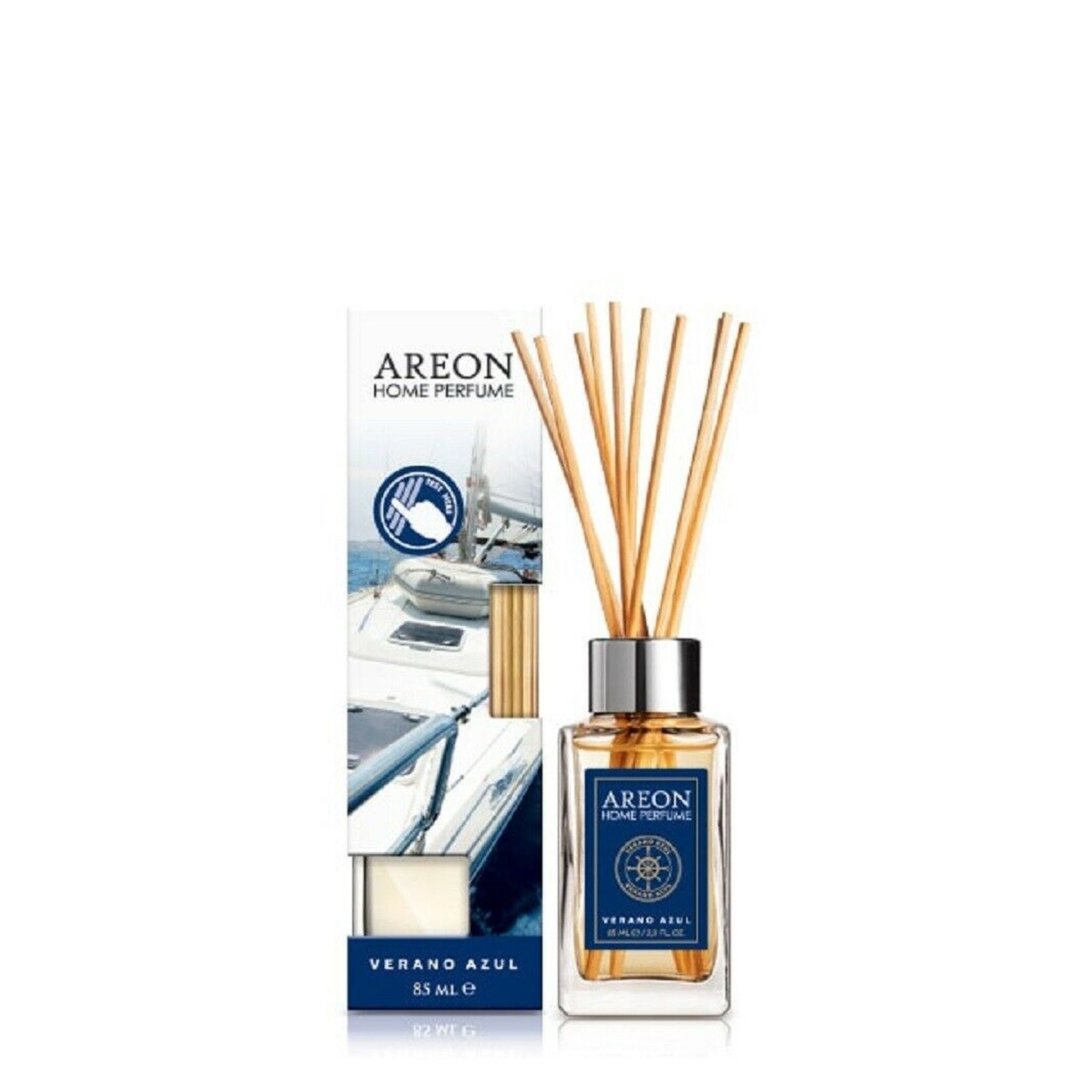 Areon Home Perfume Verano Azul Luxury Reed Diffuser Brown 85 MI product thumbnail 2