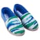 Biggdesign AnemosS Wave Woman Shoes - 37, Summer Shoes, Custom Design, Comfortable, Marine Theme , Linen , Straw and Therm Sole