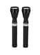 Krypton 2-Piece KNFL5024 Rechargeable LED Flashlight Black