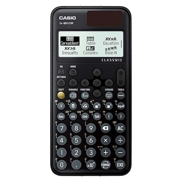آلة حاسبة كاسيو علمية قياسية - أسود - FX-991CW-W-DT