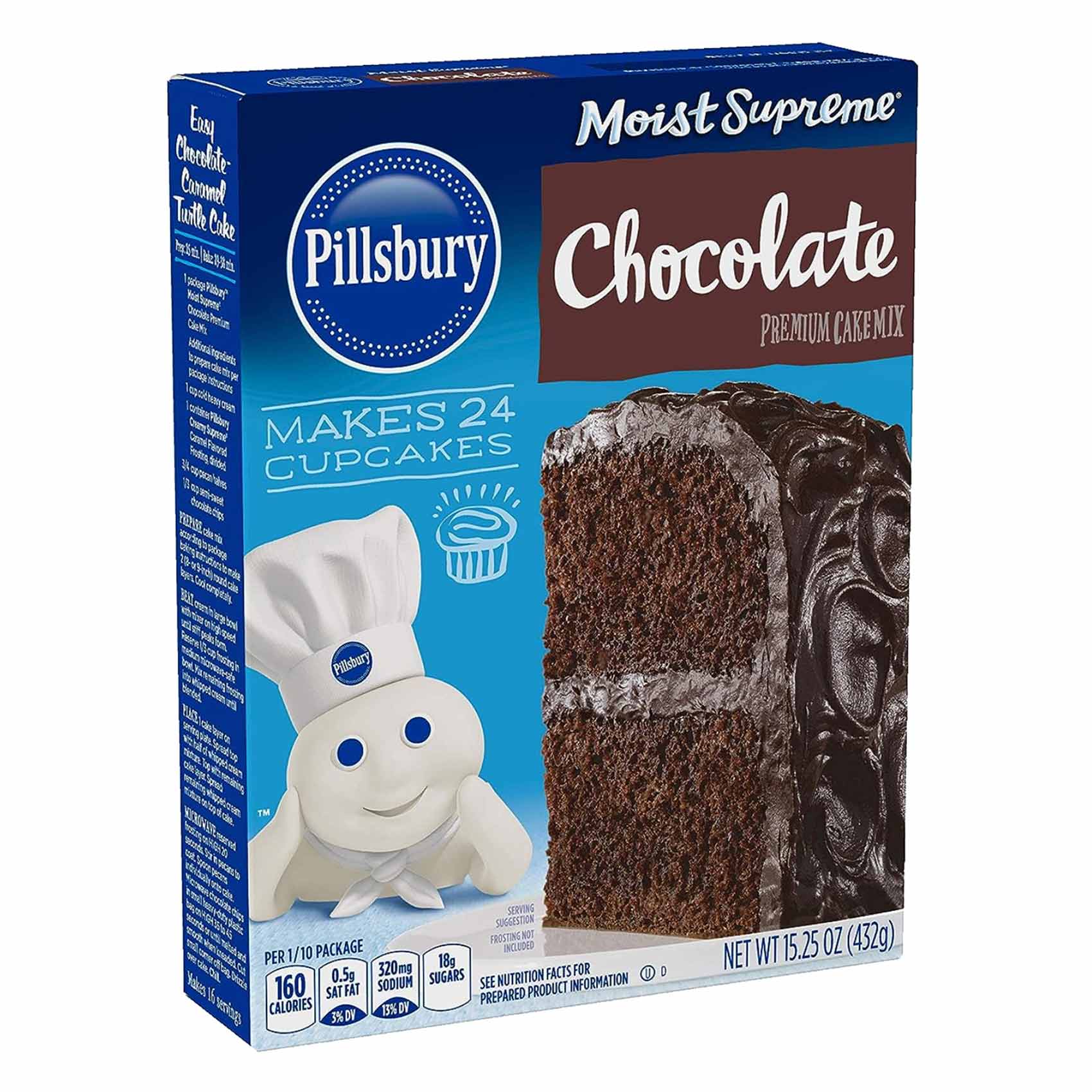 Pillsbury Cake Mix Premium Chocolate 432 Gram product thumbnail 3