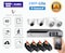 Tomvision - 2Megapixels 4CH Home Security Camera System, Surveillance DVR kit with 2 Dome Camera/Indoor Camera &amp; 2 Bullet Camera/Outdoor Camera (4CH No HDD)