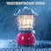 Portable Camping USB Charging Lamp Tent Outdoor Lamp Rechargeable Emergency Light LED Carrying Light Lantern Rainproof Shield Ultralight Lamp Rechargeable Camping Lantern Light (Red)
