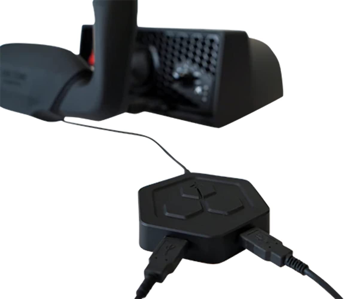 Honeycomb Xbox Hub works with Honeycomb Alpha Controls XPC to connect Bravo Throttle &amp; Charlie Rudder Pedals