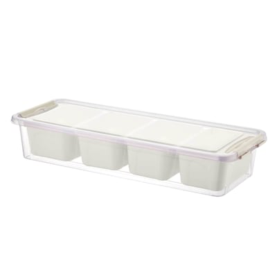 QLUX DIVIDED STORAGE BOX 2.5L