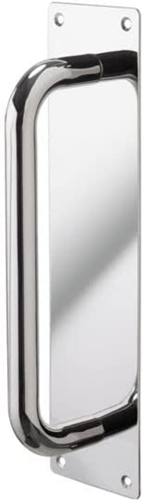Robustline Aluminium D Type Door Handle With Plate Heavy Duty Pull Handle 6.5 x 9&quot;