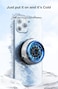 Memo Magnetic Semiconductor Mobile Phone Cooler Fan With Wireless Charger instant Cooling Mobile For Gaming And Live Video