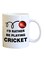 Spoil Your Wall Cricket Funny Quote Printed Coffee Mug White/Red/Black 11Ounce