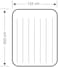 Intex Airbed Inflatable Double Mattress With Bulit-In Electric Pump, 152 X 203 X 42 cm, 64124