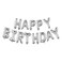 Happy Birthday Letter Foil Balloon 13 PCS