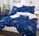 GOLDEN HOME  6-Piece King Size Duvet Cover Set, 1 Duvet Cover + 1 Fitted Sheet + 4 Pillow Cases, Microfibre, Muesli