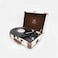 GPO Retro - Ambassador Vinyl Record Player Cream/Tan