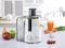 Black &amp; Decker 250W Juicer Extractor With Large Feeding Chute, White/Grey - Je250-B5, 2 Years Warranty