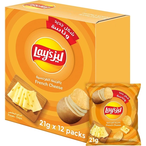 LAYS POTATO CHIPS FRNSH CHSE 21GX12