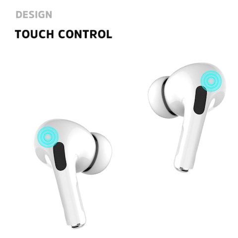 Amaya TK03 Sport True Wireless Earbuds White