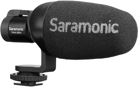 Saramonic Vmic Mini Compact Camera-Mount Shotgun Microphone For DSLR Cameras And Smartphones, Vmicmini