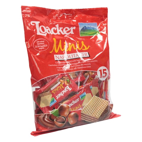 Loacker Minis Napolitaner Hazelnut Wafer - 150 gram
