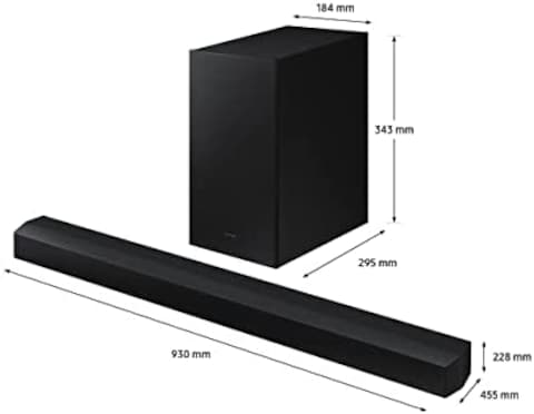 Samsung HW-B450 B-Series Soundbar 2.1 Channel Black