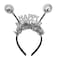 New Year Tinsel Headband Silver