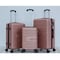 STARLIFE 3 Piece ABS Hard side Trolley Luggage Set Spinner Wheels with Number Lock