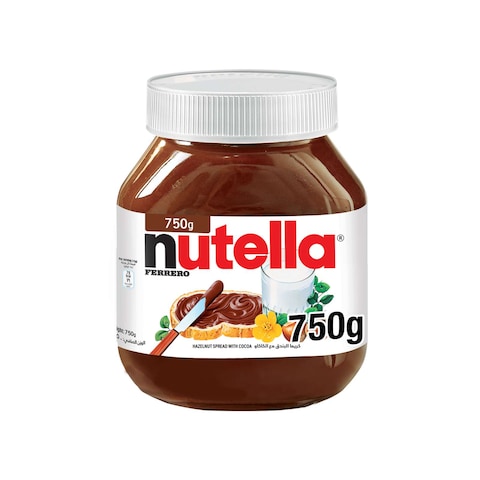 Nutella Ferrero Hazelnut Chocolate Spread 750g