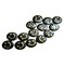 Round Shape Black Beads for DIY Jewelry Making, Bracelet Earring Necklace DIY Craft Supplies Hair Accessories ( 250 Pcs)