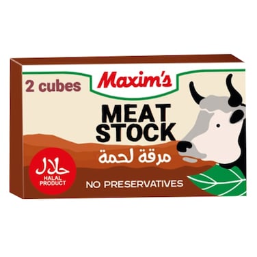 Maxim&#39;S Meat Stock Cubes 2Pieces 20GR