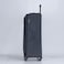 VIPTOUR Set of 4 Light Weight  Polyester Jacqard Trolley Luggage With Number Lock, Charcoal- 20, 24, 28, 32 Inches