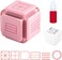 Student Stamp Student Seal, 6 in 1 Children&#39;s Learning and Error Correction Seals, Multi-functional Photosensitive Teaching Seal Reusable Hexagonal Seals, Square Cute Easy to Use (A-Pink)