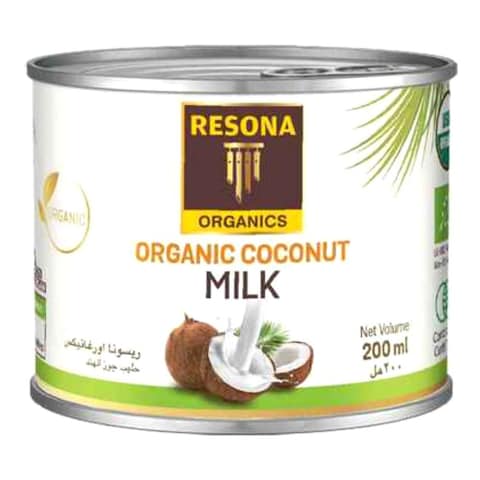 Buy Resona Organic Coconut Milk 200ml in UAE