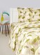 KLUB LINEN Single Comforter 3PC Set Spring Leaf Green 144TC Poly Cotton Printed Design
