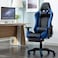 LANNY Racing Video Gaming Chair LK2171 With Footrest Lumbar Swivel PU Leather Home Office Computer Desk Chair (Color : blue)