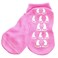 Aiwanto 1Pair Kids Socks Children Socks Cotton Warm Baby Socks Children Anti Slip Rubber Foot Dots Sole Sock Boys Girls (Pink)
