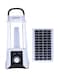 Krypton Rechargeable Solar LED Emergency Light Black/White