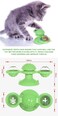 Vsell24 Windmill Cat Toy With Mints Little Bells And Interactive Cat Turntable Massage Toy For Teeth Cleaning Scratching Chewing And Wall Hanging Exercises Green