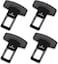 4 PCS Car Seat Belt Clip, Universal Seat Belt Buckle, Car Seat Belt Silencers, Fashion Design Car Seat Belts Accessories, Automotive Universal for Car Belt Buckle (4)
