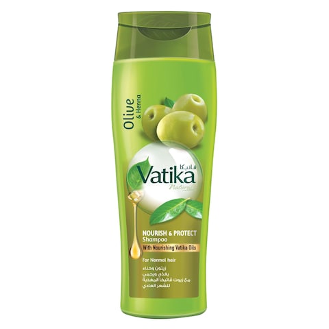 Dabur Vatika Naturals Olive Henna Nourish And Protect Shampoo White 400ml