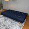 In House Aimar 2 In 1 Sofabed Linen Upholstered - Dark Blue
