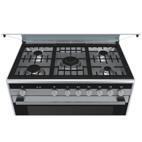 Siemens Gas Cooker HG73G8357M Silver/Black 90x60cm