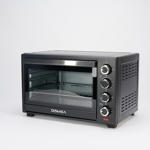 DOMEA&reg; Electric Toaster Oven   Counter Top Oven With Rotisserie function  Convection Function   Grill And Cooking Tray   Adjustable Heat Settings   60 Minutes Timer   40 L,1600W