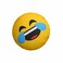 Emoji Round Cushion Tears Of Joy