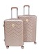 Morano Luggage Hard Trolley Travel Bags 4 Pieces Set Sizes 14/20/24/28 Rose Gold