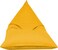 Luxe Decora Outdoor/Indoor Sack Bag Lounge Water Repellent Bean Bag (S, Yellow)