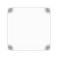 Cosmoplast Low Side Table White 47x47x43cm