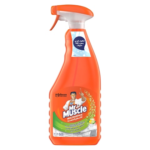 Buy Mr. Muscle Citrus Lime Multisurface Quick  Easy All Purpose Cleaner 500ml in UAE