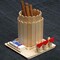 AmigozZ Natural Wooden Ice Cream Sticks Popsicle Sticks &amp; Spoon : 100 Pcs