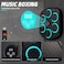 Bluetooth Music Boxing Machine, Electronic Intelligent Wall-Mounted Boxing Target with Gloves, Boxing Training Equipment Wall Punching Bag for Kids &amp; Adults Home,Indoor,Gym Workout Stress Relief
